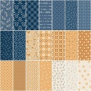 Denim & Daisy by Lori Holt - 2.5" Rolie Polie 40pc
