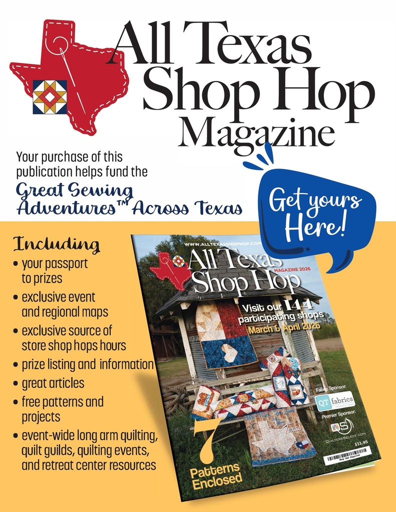 2026 Pre-Sale All Texas Shop Hop Magazine