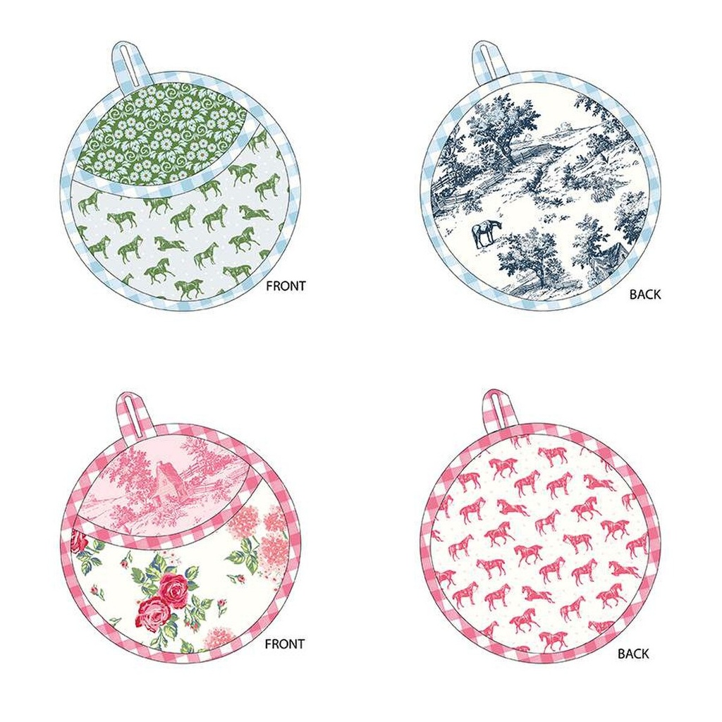 Potholder Parade Pattern by Melissa Mortenson