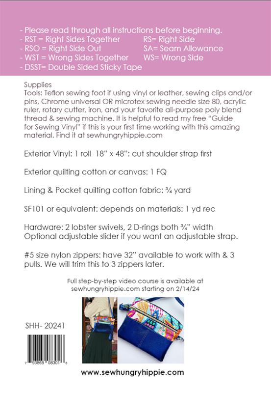 Ruby Bag Pattern by Sew Hungry Hippie