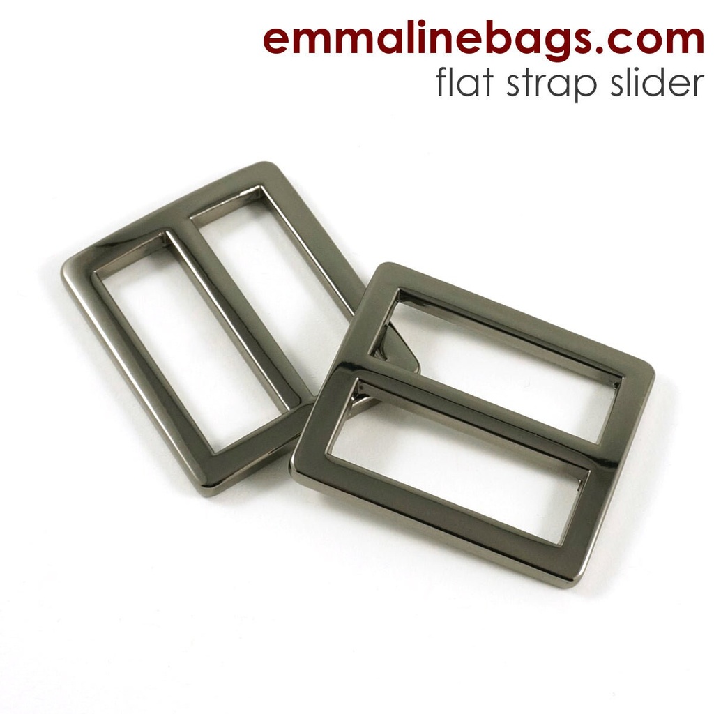 Flat Strap Sliders - 1" (25mm) 2 Pack