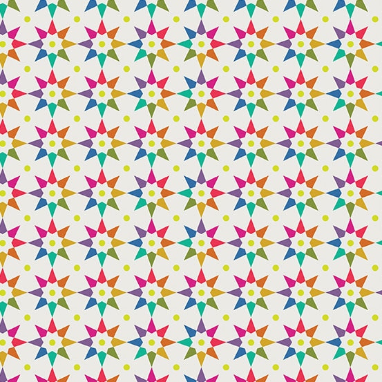 Art Theory by Alison Glass - Rainbow Star in Day