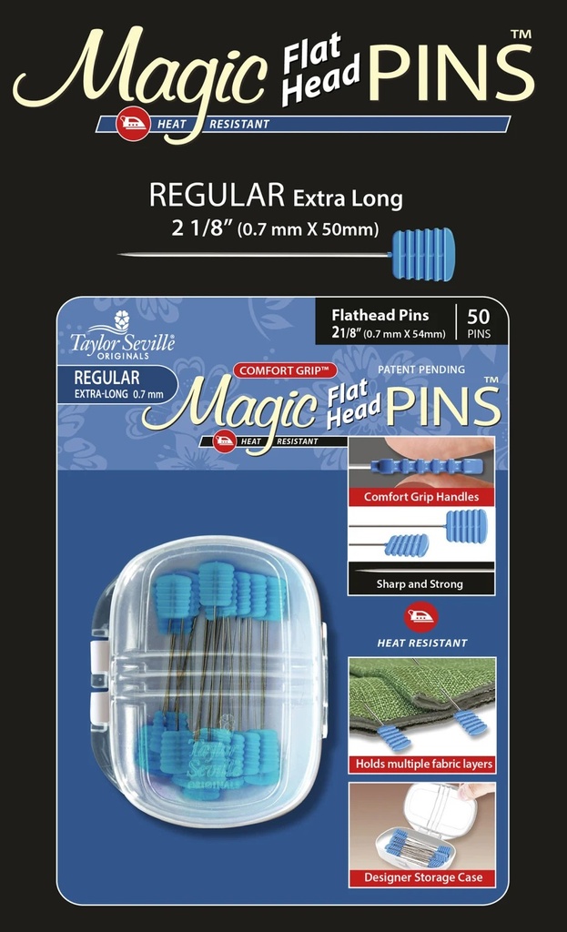 Magic Pins - Flat Head Regular 50pc