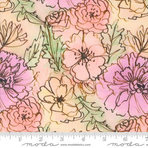 Blooming Lovely by Janet Clare - Watercolor Bouquet in Petal