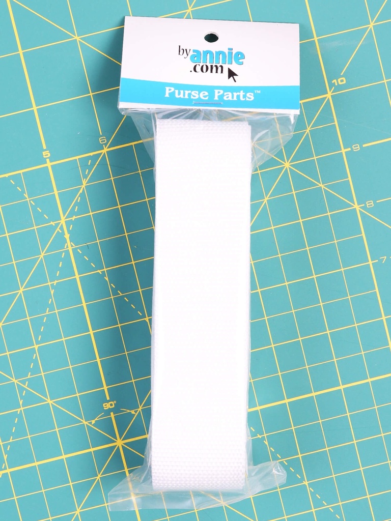 ByAnnie Polypro 1.5" Strapping - White (3yds)