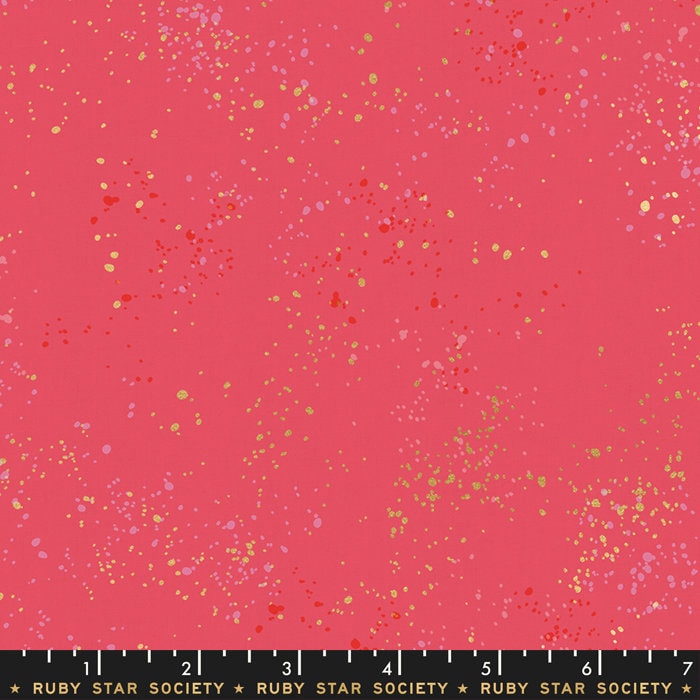 Speckled by Rashida Coleman Hale - Metallic Strawberry