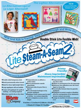 Steam A Seam 2 Lite (9"x12") (5ct)