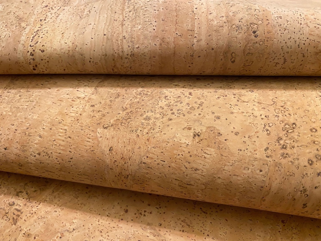 Cork Fabric - Natural Color Smooth