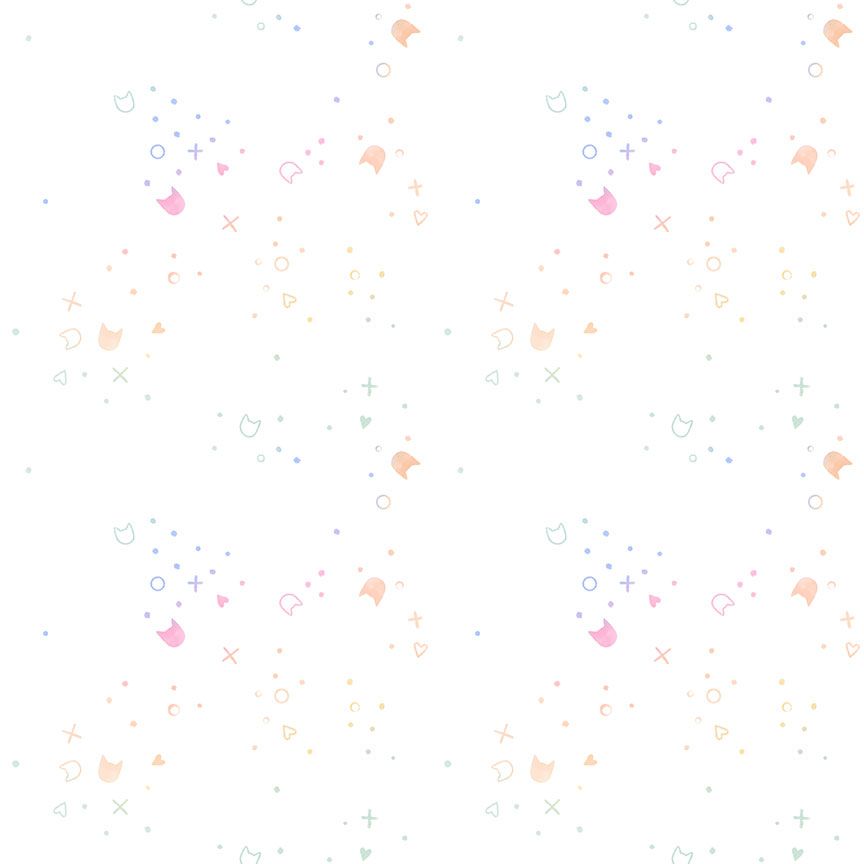 Kitty Litter by Dear Stella - Baby Kitty (Minky) 60"