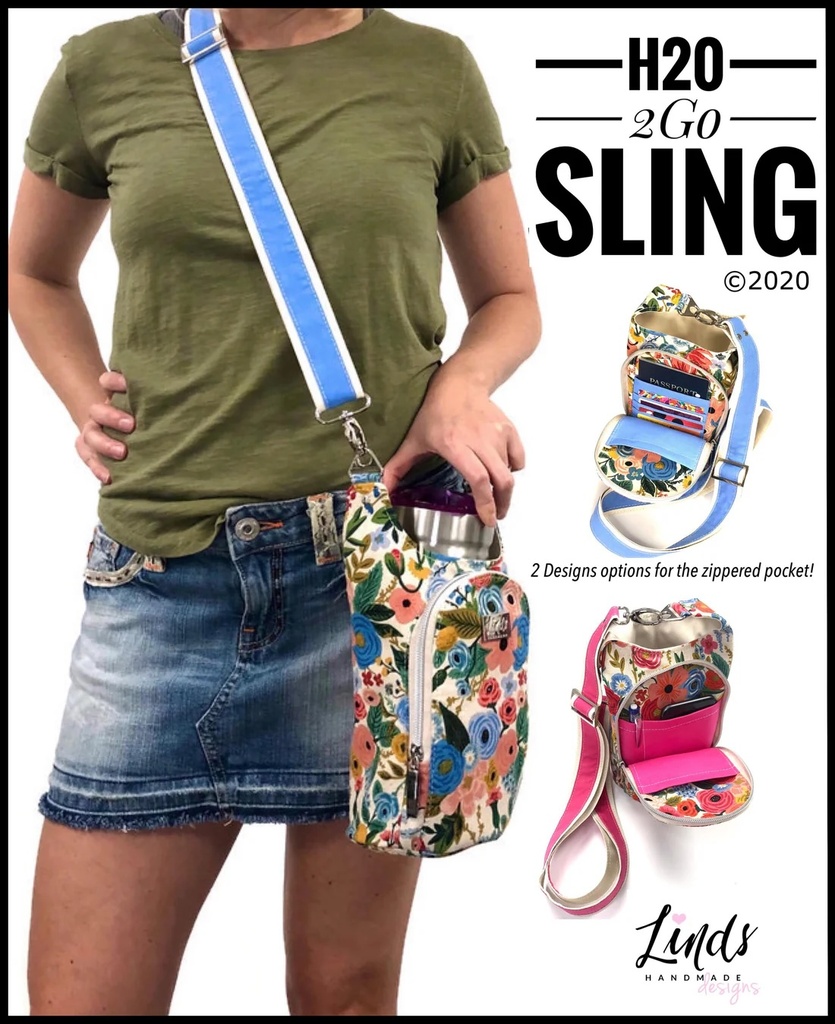 Paper Pattern - H2O 2Go Sling Pattern by Linds Handmade