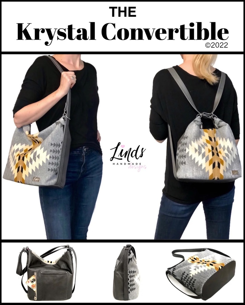 Paper Pattern - The Krystal Convertible Pattern by Linds Handmade