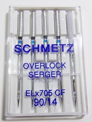 SCHMETZ Needles - Serger Chrome Size 90/14