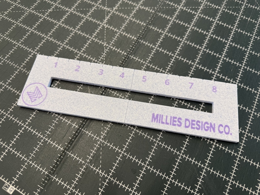 Zipper Pocket Template Ruler