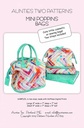 Paper Pattern - Mini Poppins Bags by Aunties Two Patterns
