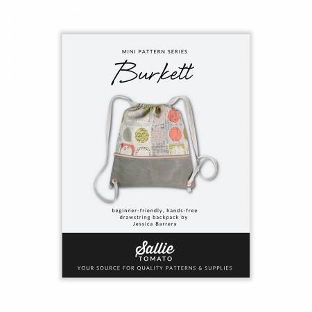 Paper Pattern - Burkett Drawstring Bag
