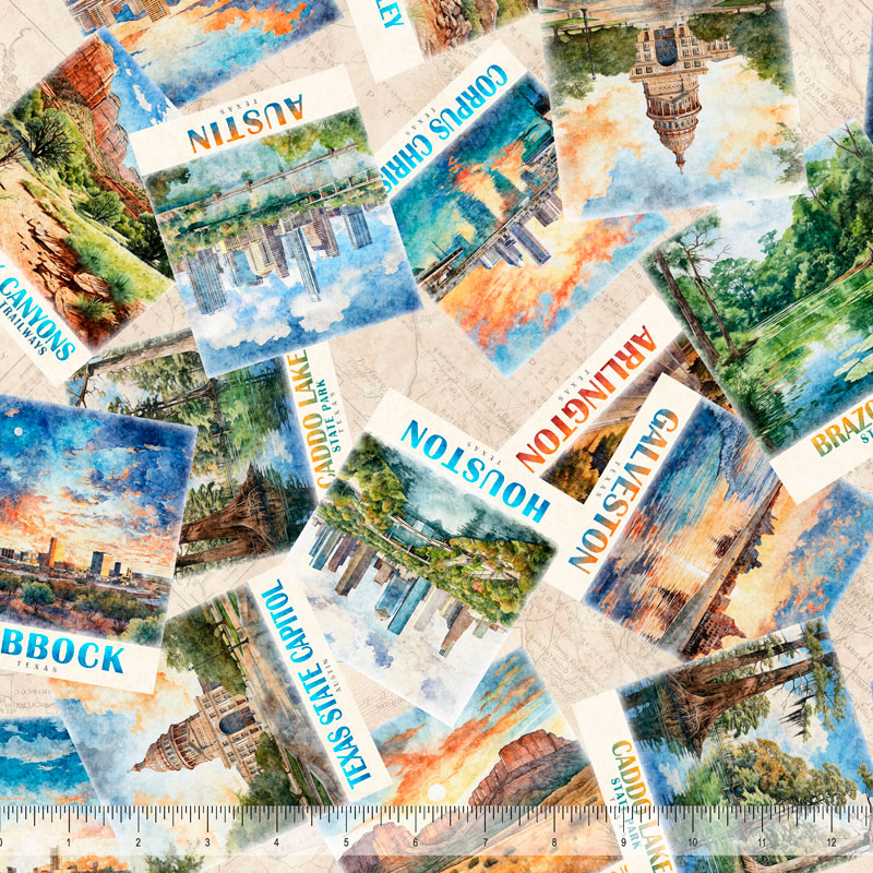 All Texas Shop Hop '25 - Postcards in Blush