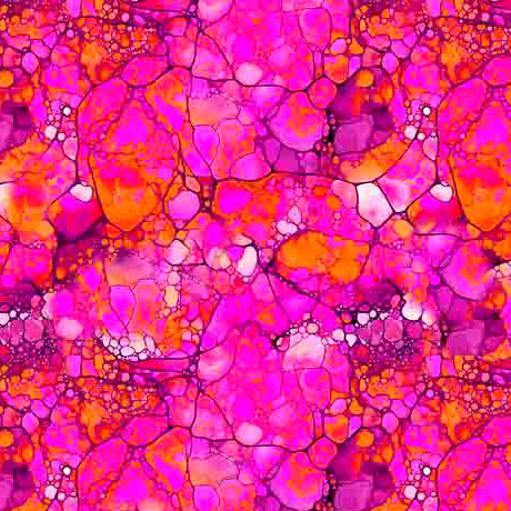 Night Flight by QT Fabrics - Mosaic Pink