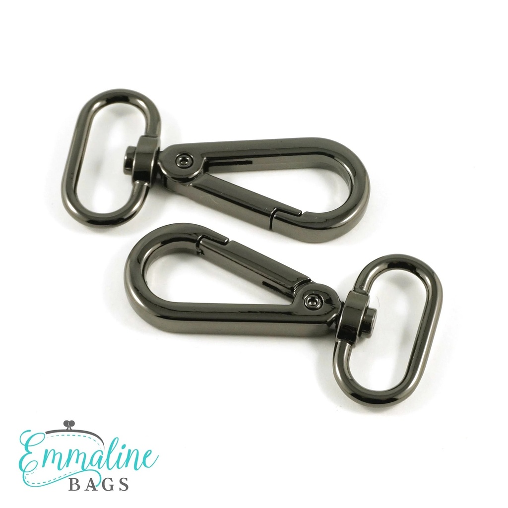 Swivel Snap Hooks - Flat Hook Profile 3/4" (18mm) 2 Pack