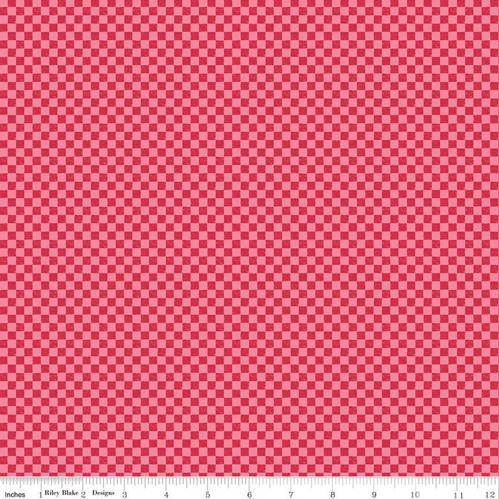 Check Please! by Riley Blake Designs - 1/4" Check Tone on Tone Sweetheart