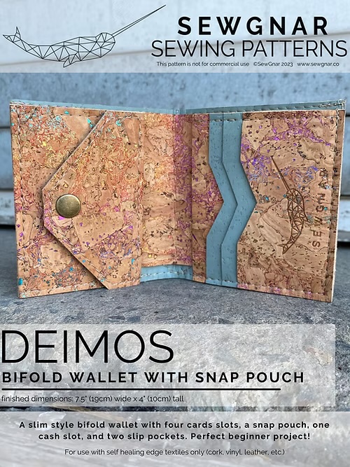 Paper Pattern - Deimos BiFold Wallet by Sewgnar