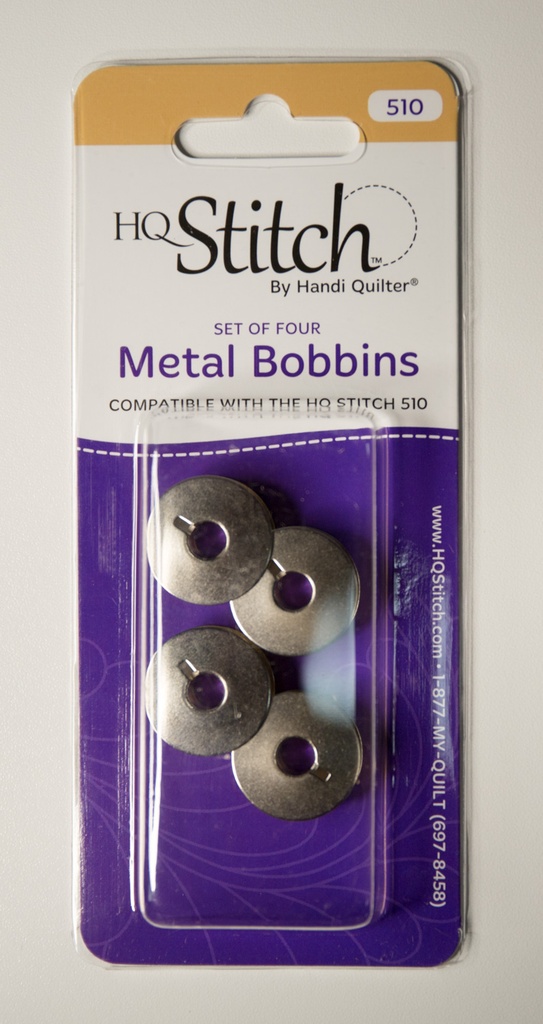 Metal Bobbins for HQ Stitch 510 - Set of 4