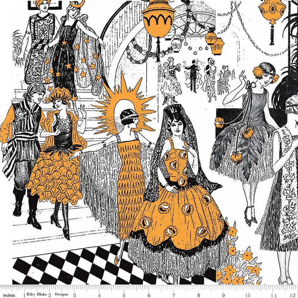 Costume Maker's Act II by J. Wecker Frisch - Costume Collage in White