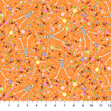 Mr. Bones Sews by Kimberlee Peers-Moore - Candies Orange