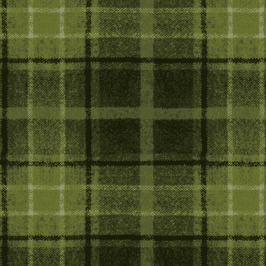 Holly Jolly Flannel by Bonnie Sullivan - Big Plaid in Green