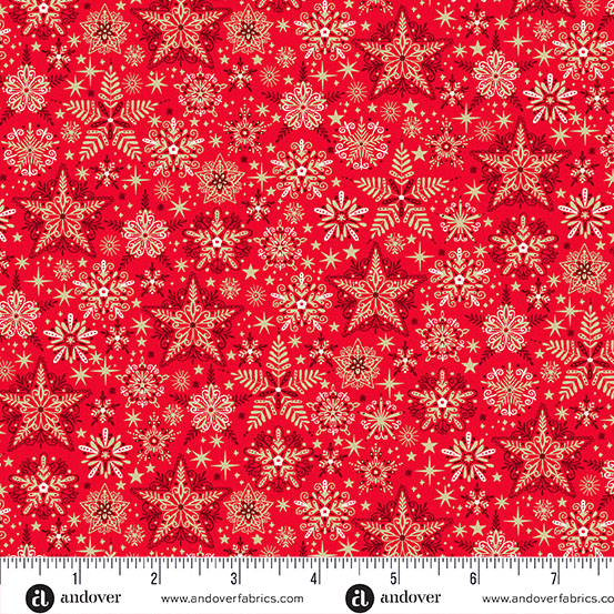 Good Tidings by Makower UK - Frosty in Red