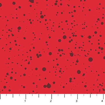 Painted Garden by Josephine Kimberling - Spots in Red