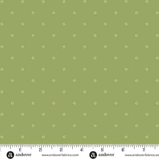 Little Gems by Andover Fabrics - Bow Ties in Sage