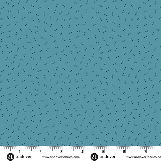 Little Gems by Andover Fabrics - Double Dot in Bluebells