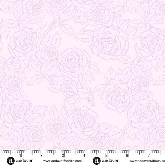 Color Me Pretty by Stephanie Organes - Rose Bloom in Pink Purple