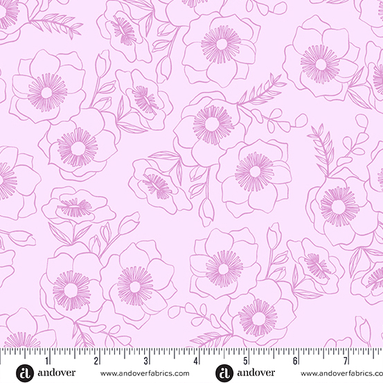 Color Me Pretty by Stephanie Organes - Botanica in Violet