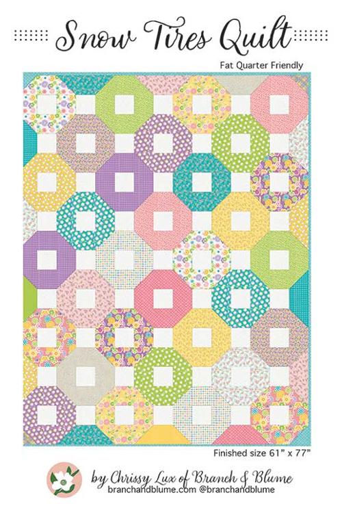 Paper Pattern - Snow Tires Quilt by Branch & Blume
