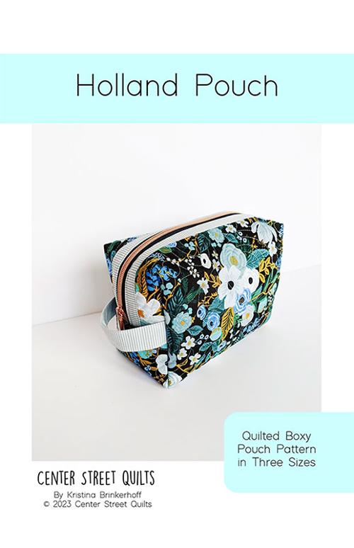 Paper Pattern - Holland Pouch by Center Street Quilts