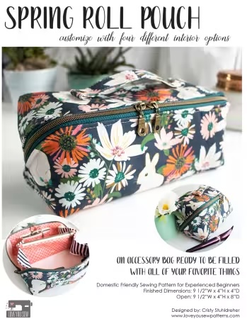 Paper Pattern - Spring Roll Pouch