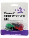 The Gypsy Quilter Sewing Machine Screwdriver Set