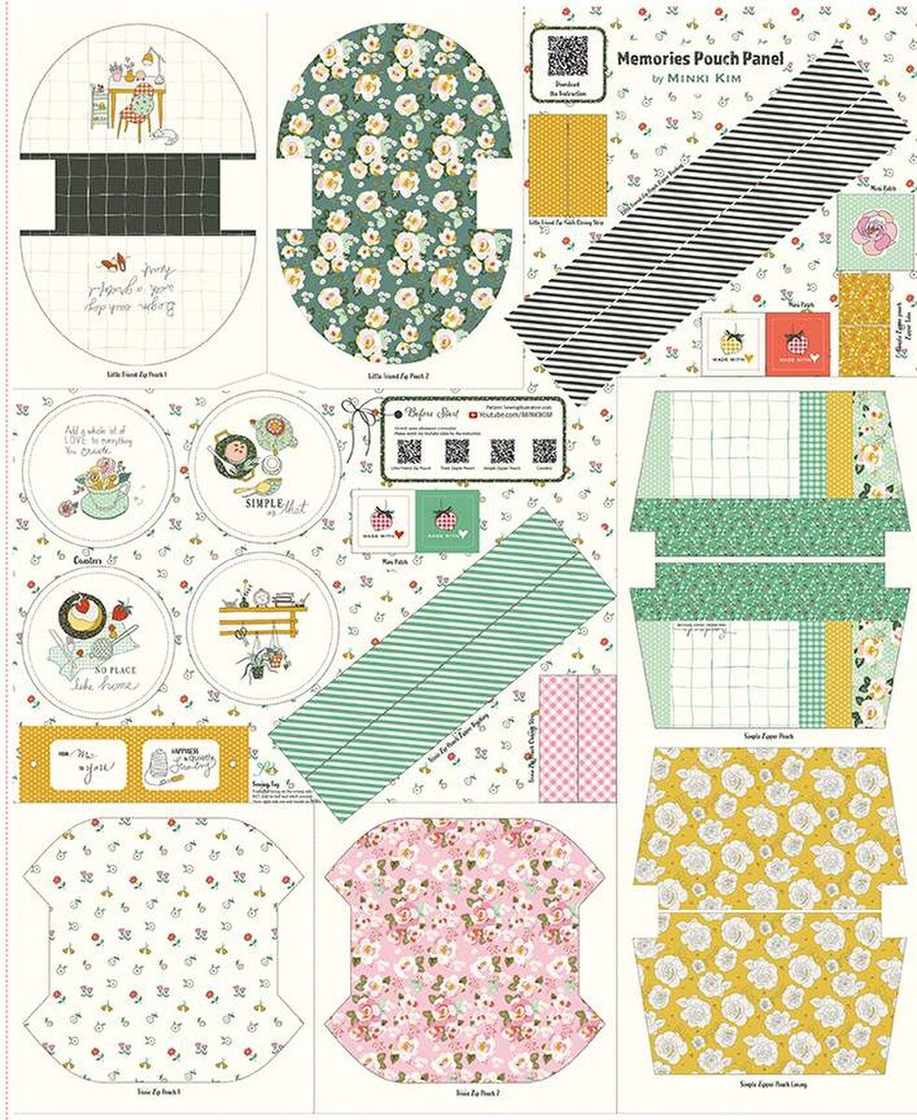 Memories Pouch Panel by Minki Kim - 44" x 36"