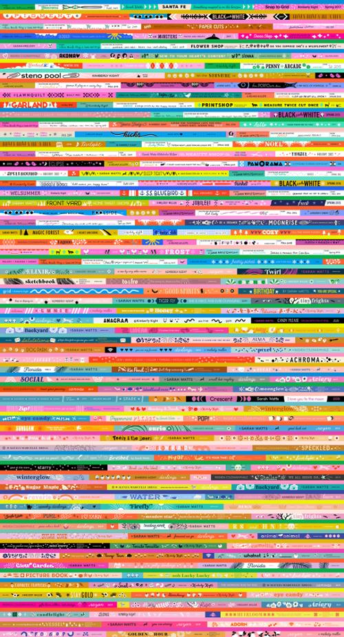 Selvedge Magic by Ruby Star Society - Novelty Text in Multi