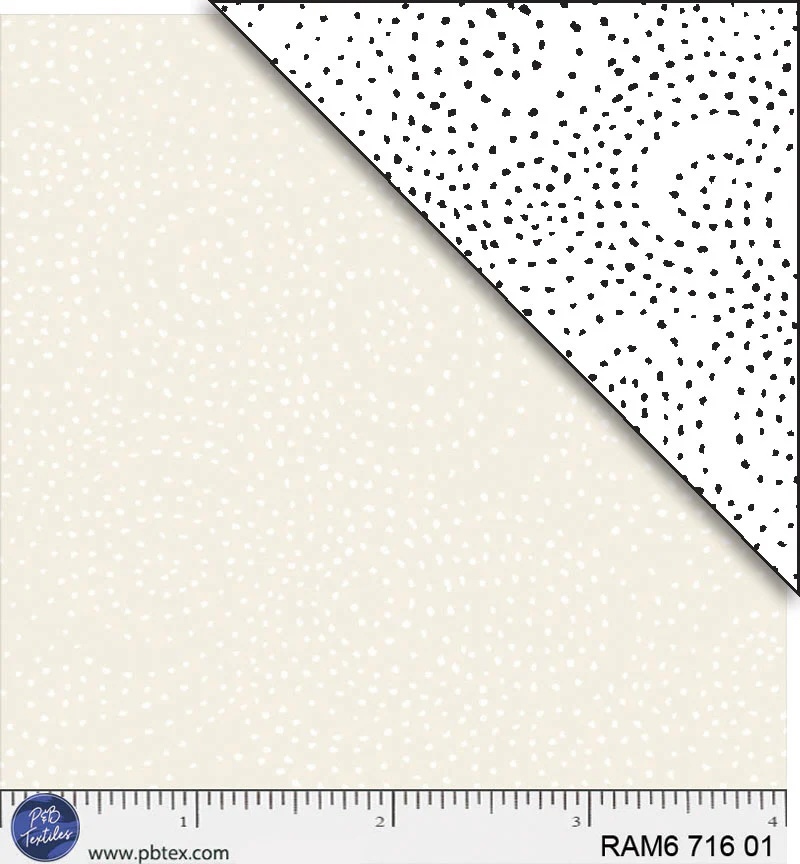 Rambling by P&B Textiles - Swirl Dots