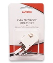 Janome Open Toe Even Feed Foot w/ Guide