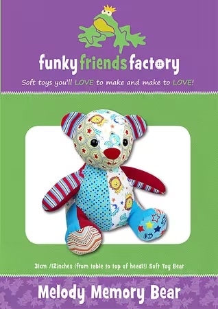 Paper Pattern - Melody Memory Bear by Funky Friends Factory
