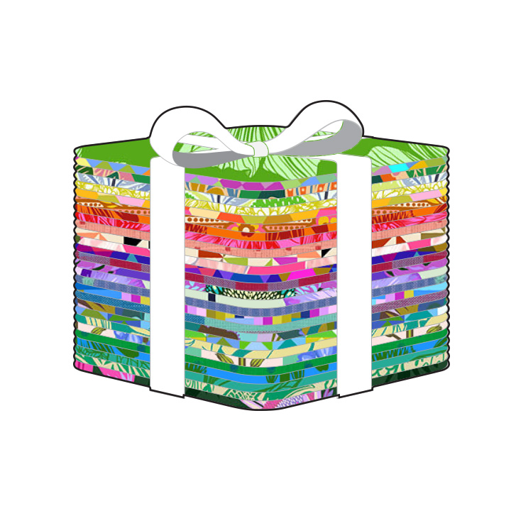 Anna Maria Parry Single Colorway Fat Quarter Bundle in Cheery