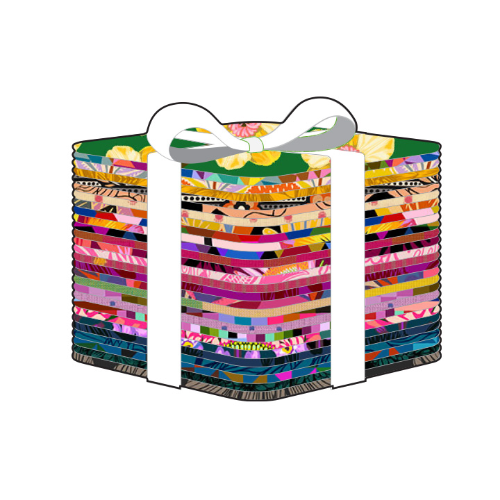 Anna Maria Parry Single Colorway Fat Quarter Bundle in Lush