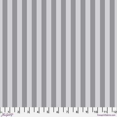 Graywork by Tula Pink - Tent Stripe in Fog
