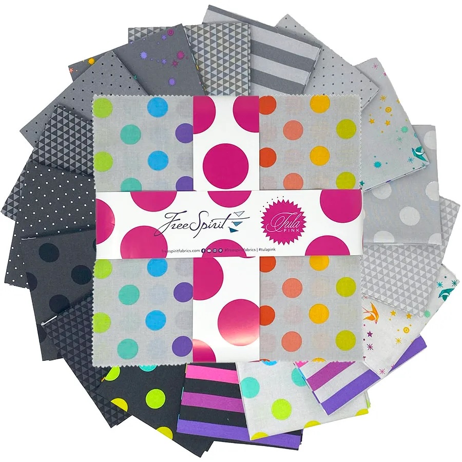 Graywork by Tula Pink  - 42 Piece 5" Charm Pack