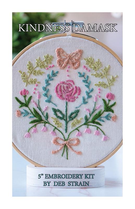Embroidery Kit - Kindness Damask by Deb Strain