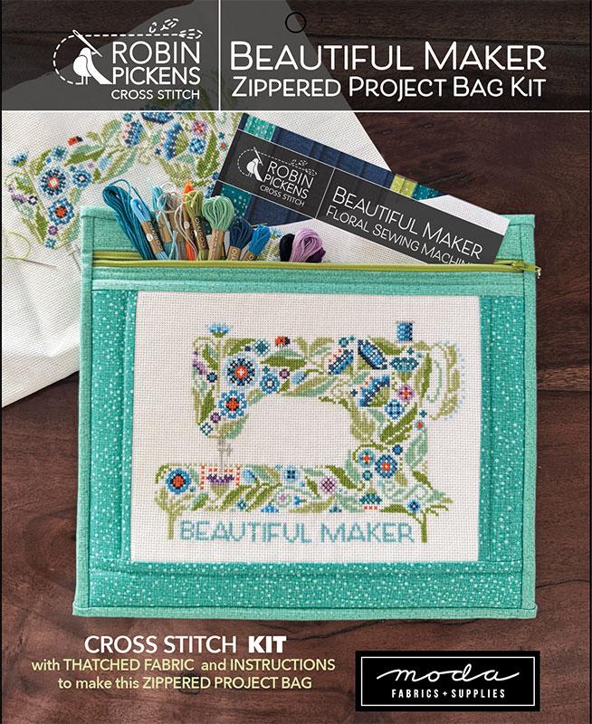 Cross Stitch Kit - Beautiful Maker by Robin Pickens