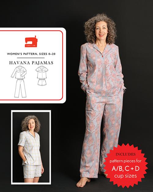 Paper Pattern - Havana Pajamas by Liesl + Co